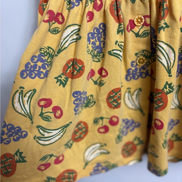 Vintage Yellow colorful 'Summer Fruits' summer dress 2 years - Picture 2 of 8